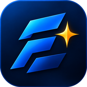 EliteAEO emblem, a navy rounded square with a blue E and an amber star